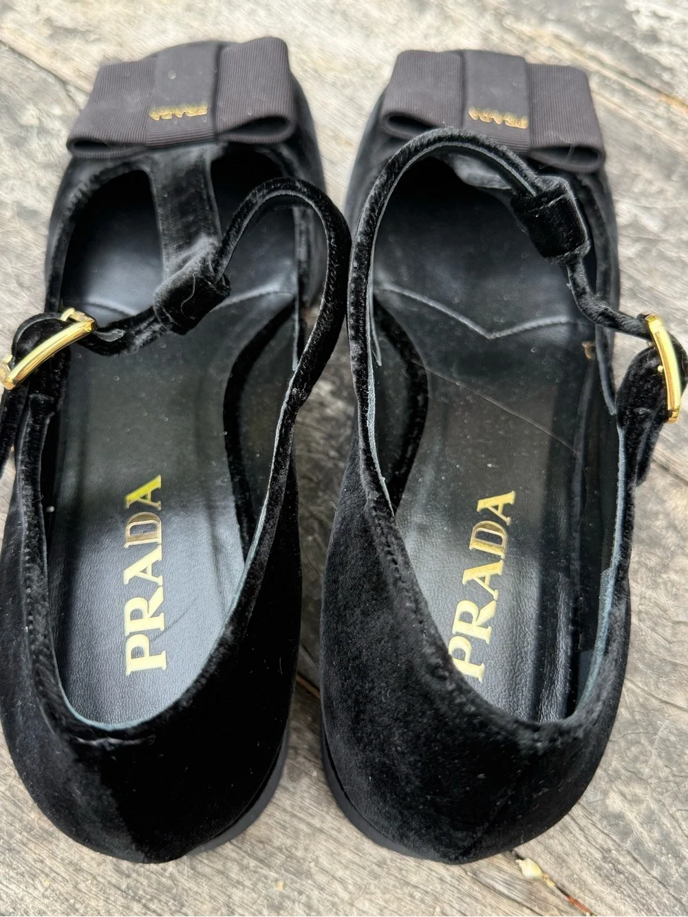 Prada height heel metal